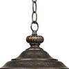 John Timberland Rustic Outdoor Ceiling Light Bronze 18" Hammered Glass for Exterior Entryway Porch - image 3 of 4
