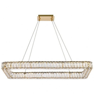 Elegant Lighting Monroe 1 - Light Pendant in  Gold