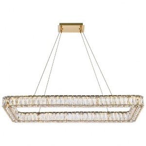 Elegant Lighting Monroe 1 - Light Pendant in  Gold - 1 of 4