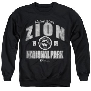 Men's Zion National Park Established Date Crewneck Sweatshirt - 1 of 4
