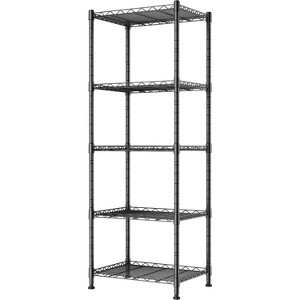 5-Wire Shelving Metal Storage Rack Adjustable Shelves,Standing Storage Shelf Units - 1 of 4