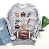 Simply Sage Market Women's Graphic Sweatshirt Football Collage - 2 of 2