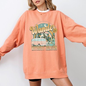 Simply Sage Market Wander Without Reason Desert Van Garment Dyed Sweatshirt - 1 of 4