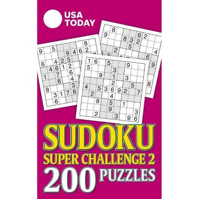 USA Today Sudoku Super Challenge 2 - (USA Today Puzzles) by  Usa Today (Paperback)