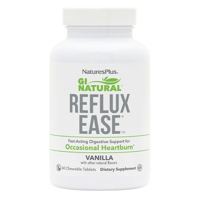 GI Natural Reflux Ease Vanilla by Nature's Plus  -  60 Chewable