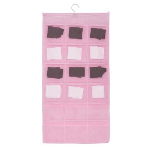 Unique Bargains Houseware 18-Pocket Double-Sided Hanging Closet Underwear Organizer - 1 of 4