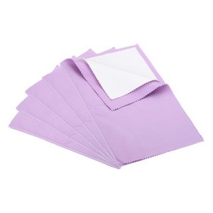 Unique Bargains Reusable Double-Sided Cotton Jewelry Cleaning Cloth 3 Pcs - 1 of 4