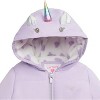 Carter's Girls' Heavyweight 2-Piece Skisuit Snowsuit, Purple Unicorn - 3 of 4