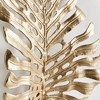 Plum & Post 23.5"H x 4"D x 19"W Monstera in Gold Wall Sculpture Small - 3 of 4