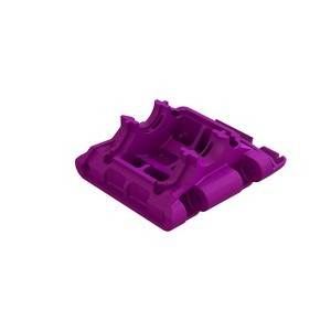 ARRMA ARA320770 Rear Lower Skid/Gearbox Mount, Purple - 1 of 1