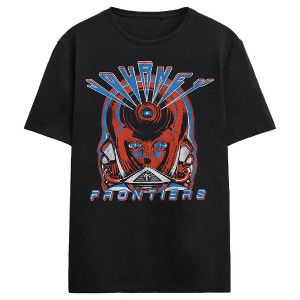 Journey Frontiers Relativity of Time Album Art Adult Black Crew Neck Short Sleeve T-shirt - 1 of 3