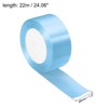 Unique Bargains Single Side Solid DIY Wrapping Decoration Roll Satin Ribbons - 2 of 4