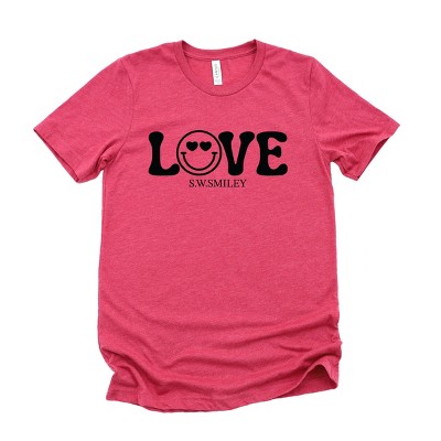 Simply Sage Market S.W.Smiley Love Smile Short Sleeve Tee