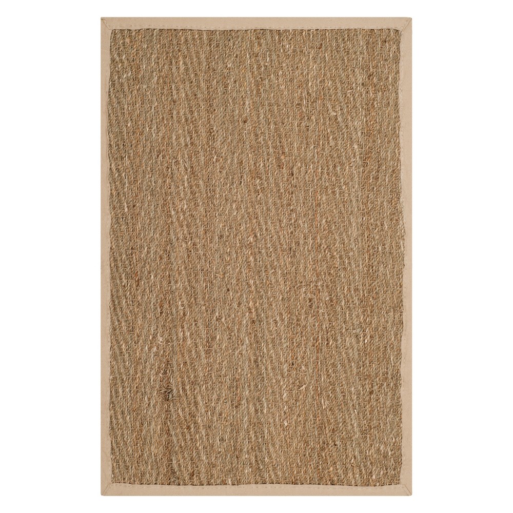 2'x3' Solid Loomed Accent Rug Natural/Ivory - Safavieh