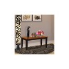 HomeStock Dining Room Bench with Solid Wood Seat, 52x15x17 Inch, Black - 2 of 3