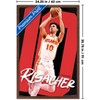 Trends International NBA Atlanta Hawks - Zaccharie Risacher 25 Framed Wall Poster Prints - 3 of 4