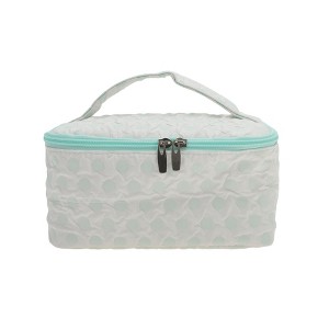 Unique Bargains Lightweight Square Dots Travel Cosmetic Bag 1 Pc - 1 of 4