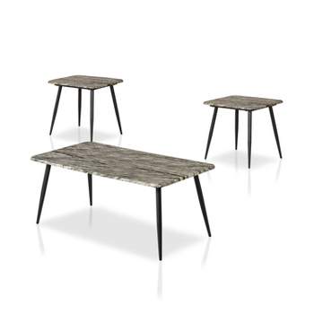 3pc Huntman Metal Legs Coffee Table Set - HOMES: Inside + Out