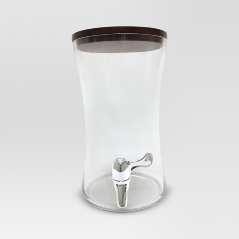 5.8L Glass Beverage Dispenser with Acacia Lid - Threshold™ - image 1 of 1