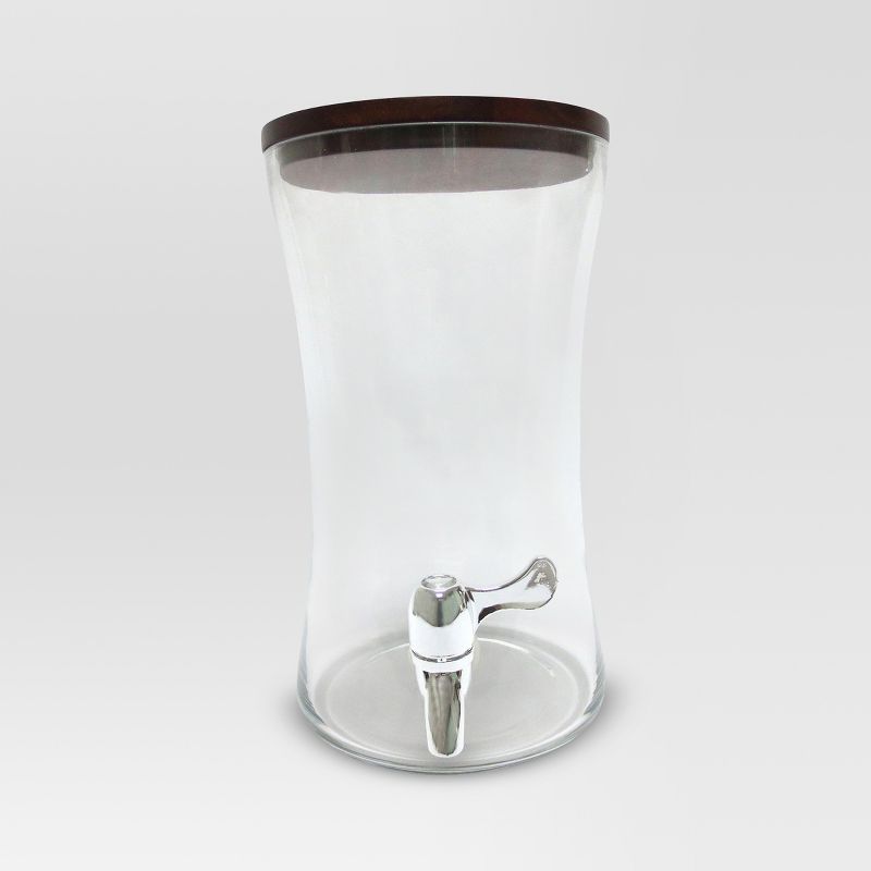 5.8L Glass Beverage Dispenser with Acacia Lid - Threshold&#8482;, 1 of 2