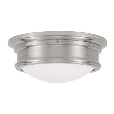 Livex Lighting Astor 2 - Light Flush Mount in  Brushed Nickel