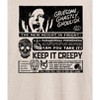 Women's - Are You Afraid of the Dark - Gruesome Ghastly Ghoulish Oversized Graphic T-Shirt - 2 of 4