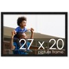 PosterPalooza | Modernist Black Picture Frame - UV Acrylic, Backing Board, Hanging Hardware Included - 2 of 4