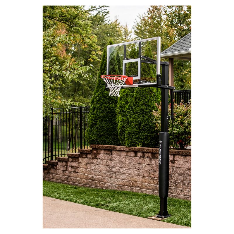 Silverback B5401W In-Ground 54" Glass Basketball Hoop System with Anchor Kit, 5 of 13