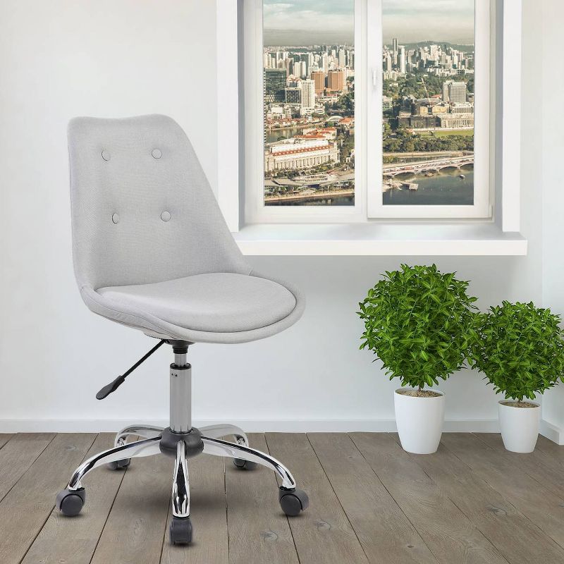 Armless Task Chair with Buttons - Techni Mobili, 3 of 6