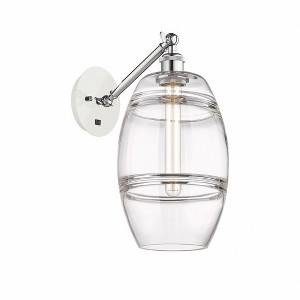 Vaz - 1 Light Arm Adjusts Up and Down Wall Sconce In Industrial Style-9.88 Inches Tall and 8 Inches Wide - 1 of 1