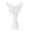 Techko Maid Resin/ABS Angel with Open Wings Statue with Solar Spotlight White: Solar Powered, Outdoor Decor - image 4 of 4