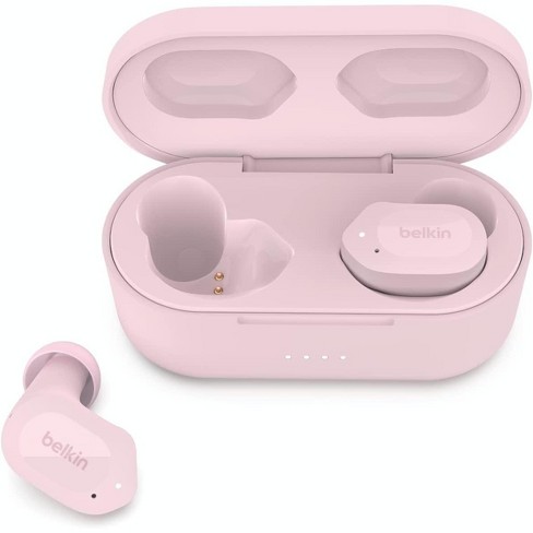 Belkin SOUNDFORM Nano, True Wireless Earbuds for Kids, 85dB Limit for Ear  Protection, IPX5 Sweat and Water Resistant, 24 Hours Play PAC003BTPK (Pink)