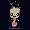 Girl's Marvel Groot Let Love Grow T-Shirt - 2 of 4