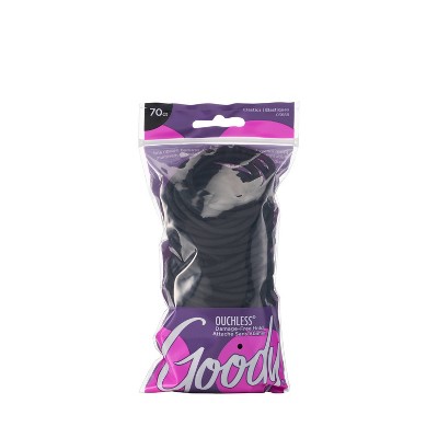 Goody Ouchless Elastics - Black - 70ct