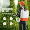 VEVOR Battery Powered Backpack Sprayer with Cart, 0-94 PSI Adjustable Pressure, 4 Gallon Tank on Wheels, with 8 Nozzles and 2 Wands, Multicolor - 4 of 4