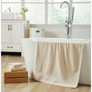 Splash Ultra-Soft Zero Twist 100% Ring Spun Cotton Mix Towel Set  - Reversible, 550 GSM, Breathable, Lightweight, Highly Absorbent Towels for Bathroom - 1 of 4
