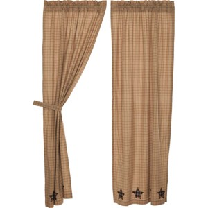 Bingham Star Panel Applique Star Set of 2 84x40 - 1 of 4