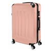 DOMETOUR 3 in 1 20-inch/24-inch/28-inch Trendy Rose Gold Luggage Set - Lightweight, Durable, 360¡ã Spinner Wheels, Perfect for Carry-On & Checked Bags - 3 of 4