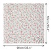 Elerevyo Women's Floral Chiffon Lightweight Skinny Neck Scarf Neckerchief - 3 of 4