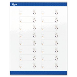 Avery Address Labels, Floral Design, 1" x 2-5/8", 160ct - 1 of 4