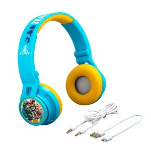 eKids Toy Story Bluetooth Headphones for Kids, Over Ear Headphones for School, Home, or Travel - Blue (TS-B50.EXV9MZ) - 1 of 4