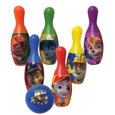 paw patrol bowling set