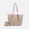 MKF Collection Ximena Women’s Tote Bag with matching Wristlet Wallet by Mia K - 2 of 3