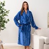 PAVILIA Soft Plush Women Fleece Robe, Cozy Warm Housecoat Bathrobe, Fuzzy Female Long Spa Robes - 4 of 4
