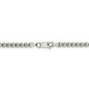 Black Bow Jewelry 3.6mm, Sterling Silver, Solid Round Box Chain Necklace - 3 of 4