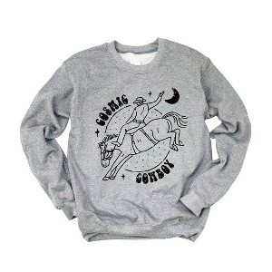 Simply Sage Market Women's Graphic Sweatshirt Cosmic Cowboy - 1 of 3