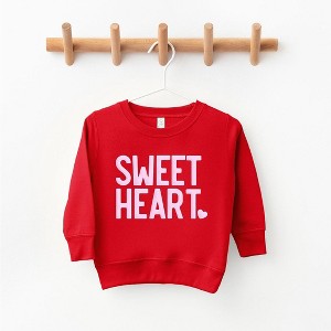 The Juniper Shop Sweetheart Puff Print Toddler Graphic Sweatshirt - 1 of 3