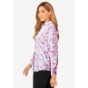 Jessica London Women's Plus Size Wrinkle-Free Stretch Poplin Shirt - 4 of 4