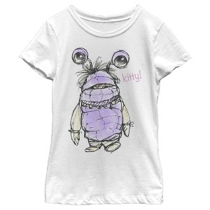 Girl's Monsters Inc Boo Kitty Monster T-Shirt - 1 of 4