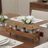 Garnen Wooden Tray Snack Containers Glass Food Storage Containers With Lids, Wood Tray Snackle Box Canister Set For Spice Chocolate Candy Jar - 3 of 4